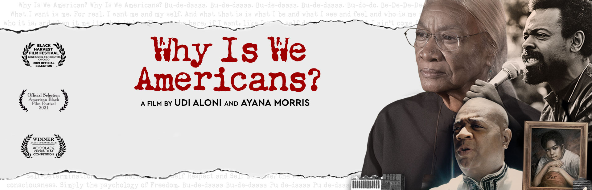 Why Is We Americans? banner